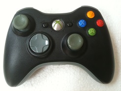 Black XBox 360 Wireless Controller