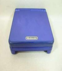 Purple Gameboy Advance SP with Pokemon Emerald/Ruby