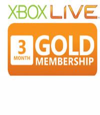 3 month Xbox LIVE Gold  Brand New and Sealed