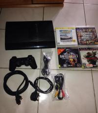ps3 super slim 500GB(seldom used)