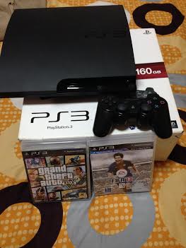 PS3 160GB Slim  (Free 2 games)