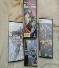 Rise of Legends, Prince of Persia, Universe at War & Transfomer