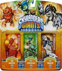 Skylanders Giants Figure 3-pack (Brand New and Sealed)