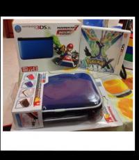 3DS Mario Kart 7 Bundle with pokemon X, guidebook etc