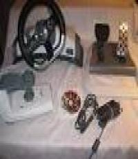 MINT RARE Wireless Steering Wheel  (With Pedals)