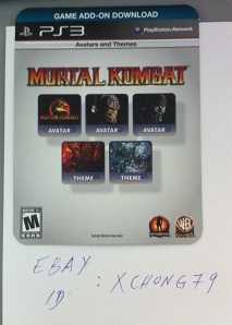Mortal Kombat (Kollector's Edition Avatar & Theme Pack DLC Code)