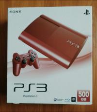 PS3 Console 500GB Super Slim (Red Garnet still w/ Warranty)