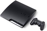 160GB Playstation 3 black slim with 1 controller