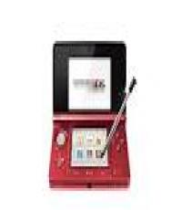 3DS Console Fire Red (With Gateway 3DS alike)