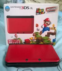 3DS XL Red Console w/ pre-installed Super Mario Land