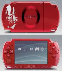 PSP 2000 Limited Red God of War Edition