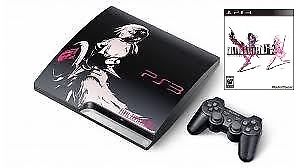 Used PS3 Slim Black 320GB Final Fantasy XIII-2 Limited Edition