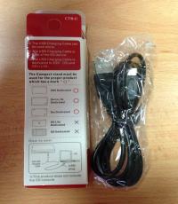 3DS, DSi LL/XL, DSi USB Charger Cable (sealed in plastic)