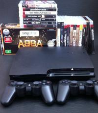 Ps3 Console And 18 Games