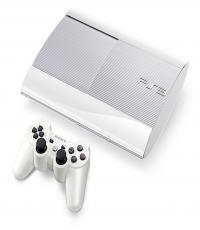 PS3 Super Slim White 250GB with 2 pcs of Controllers