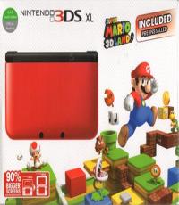 Nintendo 3DS XL Red, Version 4.4.0. with Super Mario 3D Land