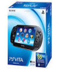 PS Vita console with 8gb memory card with 4 game