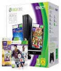 4GB Black Xbox 360 Console With Kinect and Fifa 14