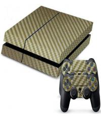 Goldish Brown Vinyl Skin For Your Ps4