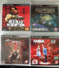 Bioshock 2, Red Dead Redeption, The Darkness II, NBA 2k13