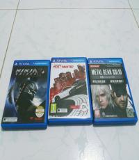 MGS HD,Most wanted,Ninja Gaiden sigma plus2