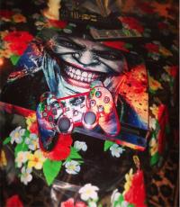 PS3 Slim Set 160GB Joker Decal Set with 7 Games