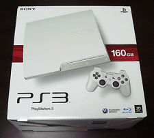 PS3 Slim 160gb White with Rogero 4.55 CFW (Can Play Online)